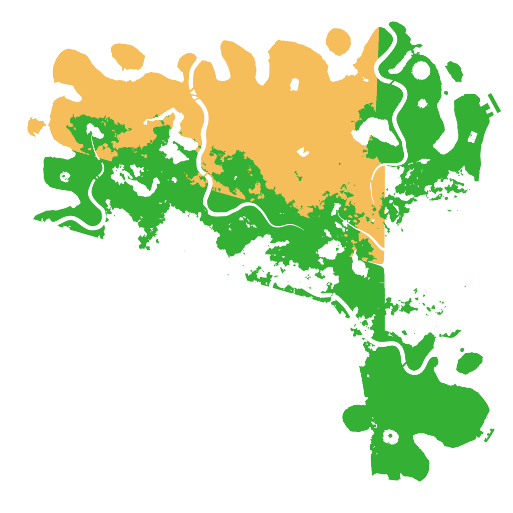 Biome Rust Map: Procedural Map, Size: 5000, Seed: 2360589