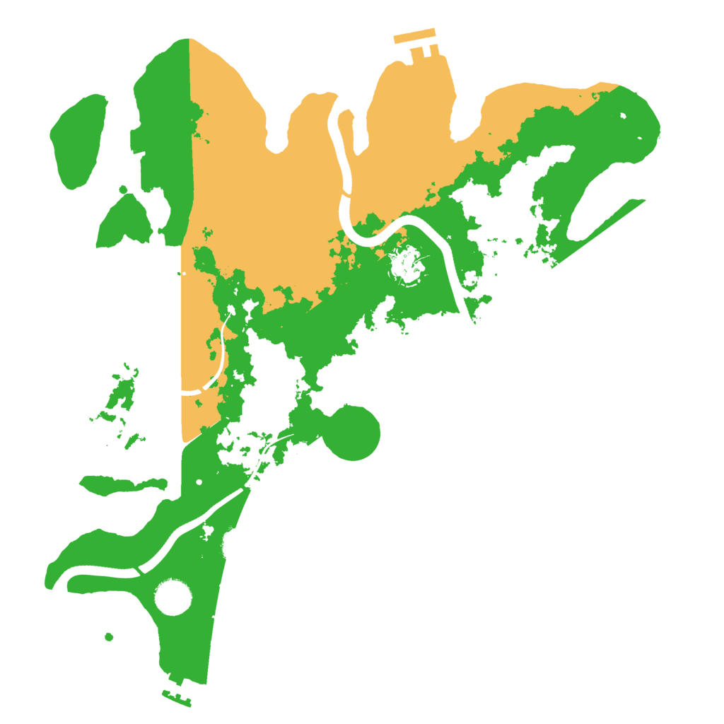 Biome Rust Map: Procedural Map, Size: 3500, Seed: 1285969589