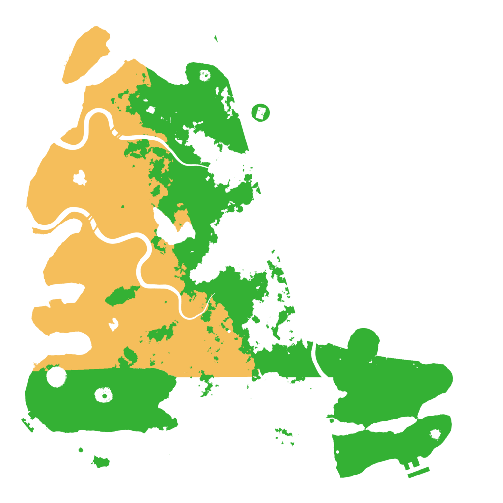 Biome Rust Map: Procedural Map, Size: 4500, Seed: 267094947