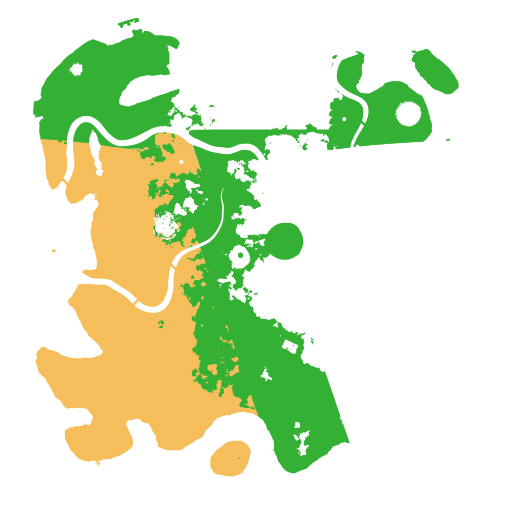Biome Rust Map: Procedural Map, Size: 3700, Seed: 423407176