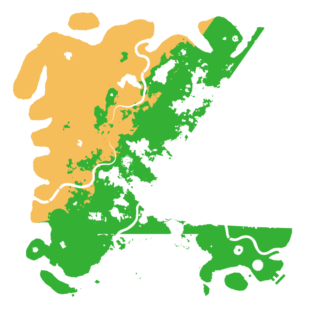 Biome Rust Map: Procedural Map, Size: 5000, Seed: 296520279