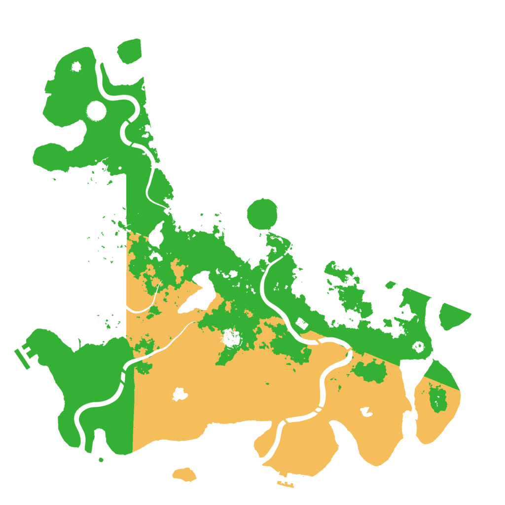 Biome Rust Map: Procedural Map, Size: 4500, Seed: 813338440