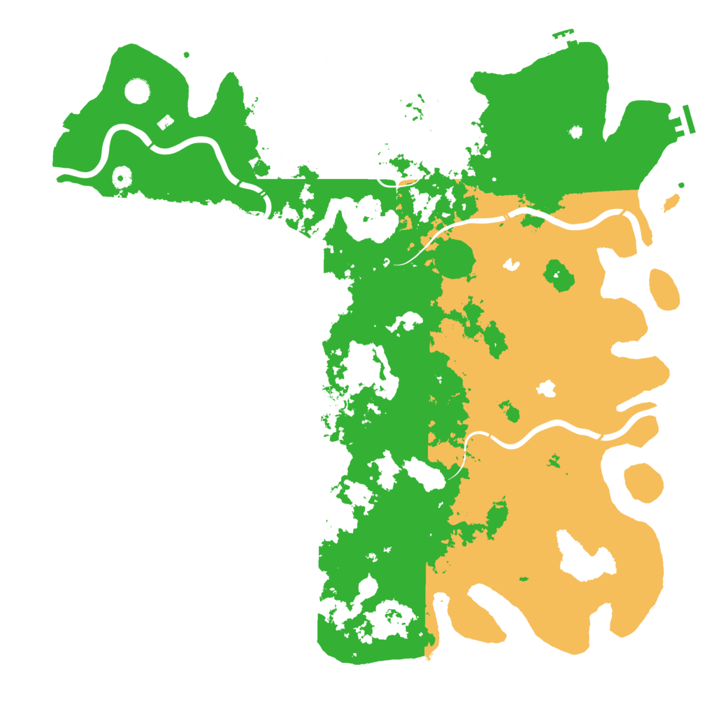 Biome Rust Map: Procedural Map, Size: 5000, Seed: 1713725081