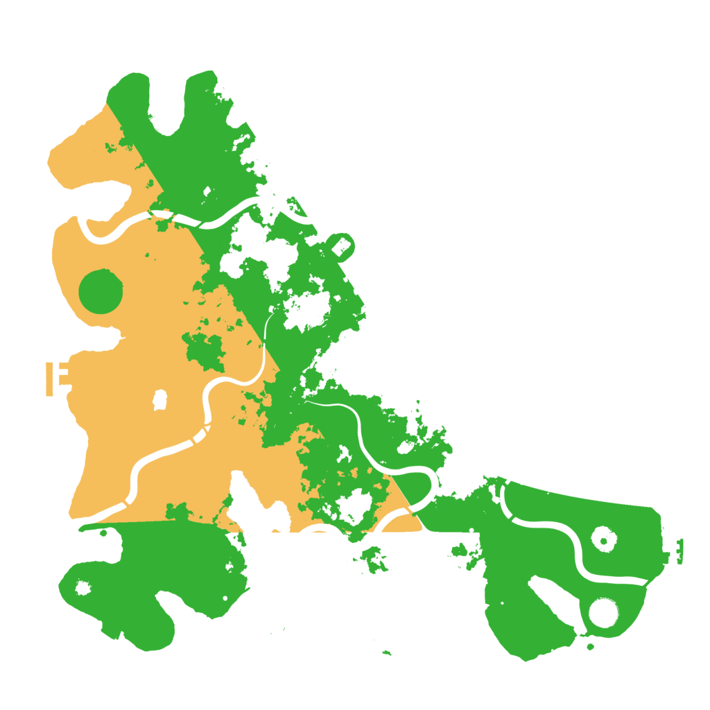 Biome Rust Map: Procedural Map, Size: 4250, Seed: 511522754