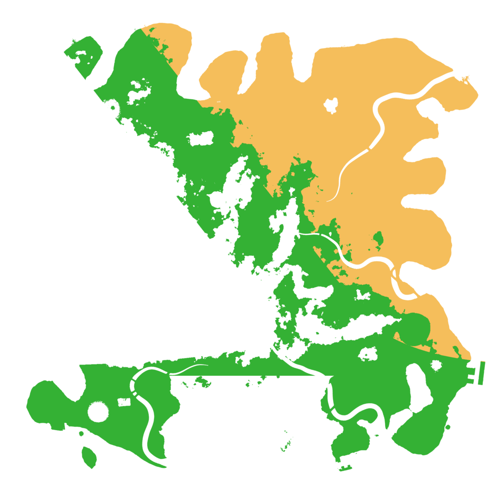 Biome Rust Map: Procedural Map, Size: 4250, Seed: 793490475