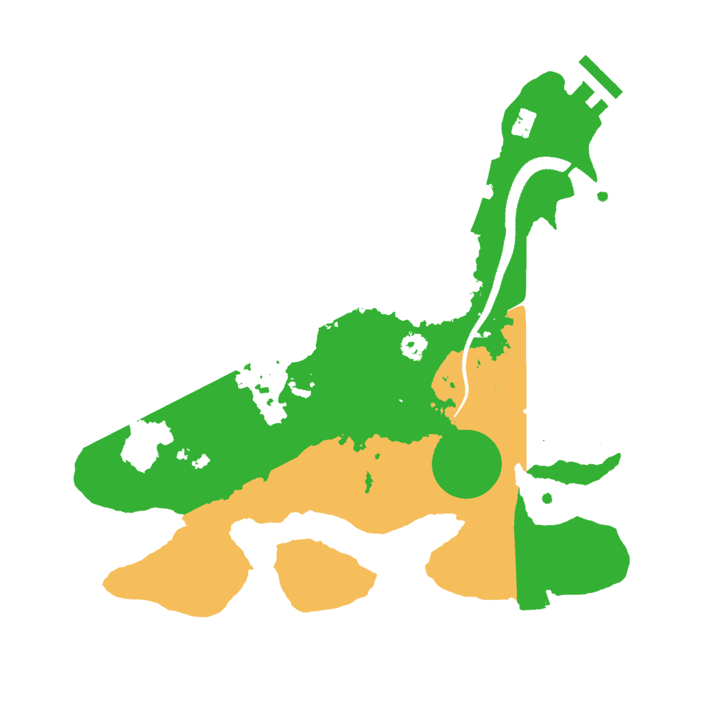 Biome Rust Map: Procedural Map, Size: 2700, Seed: 227057