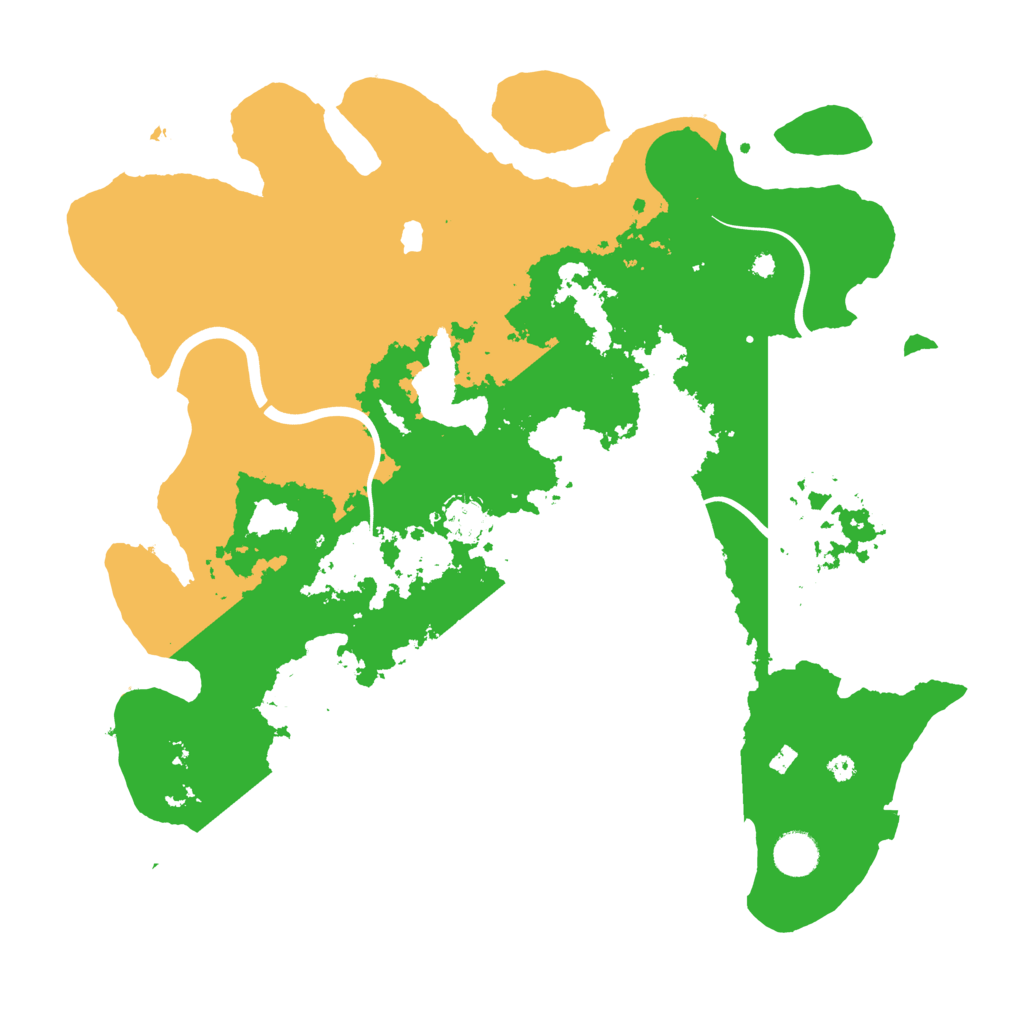 Biome Rust Map: Procedural Map, Size: 4000, Seed: 1366549557