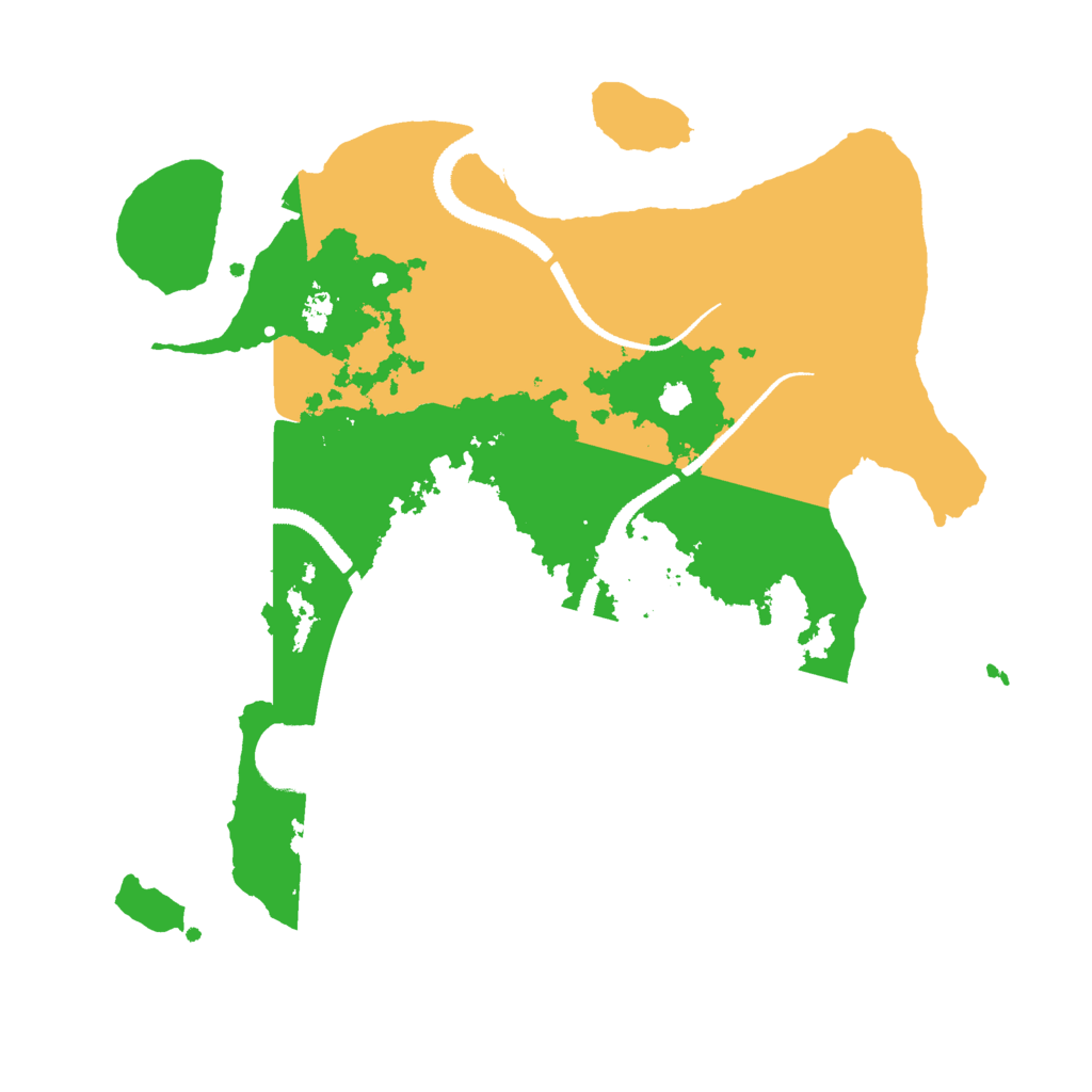 Biome Rust Map: Procedural Map, Size: 3000, Seed: 1846074471