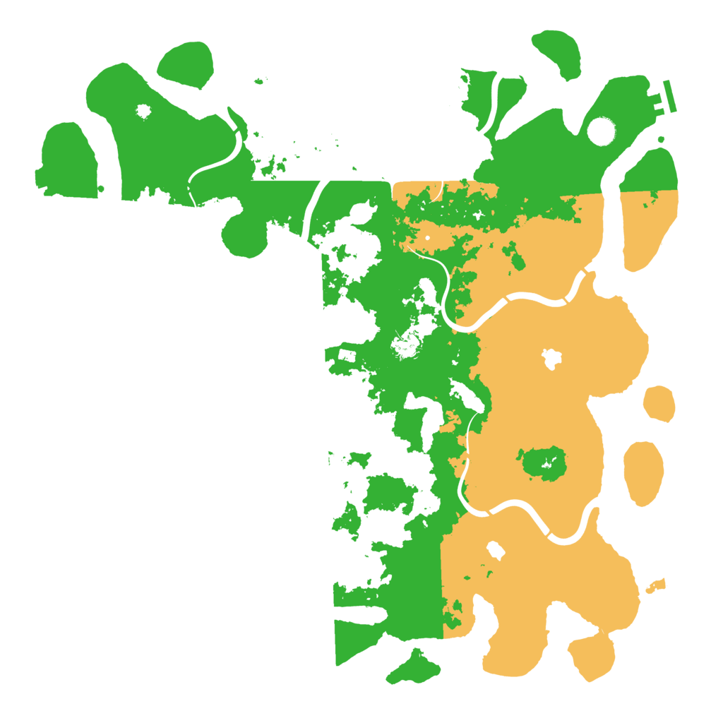 Biome Rust Map: Procedural Map, Size: 4500, Seed: 120383441