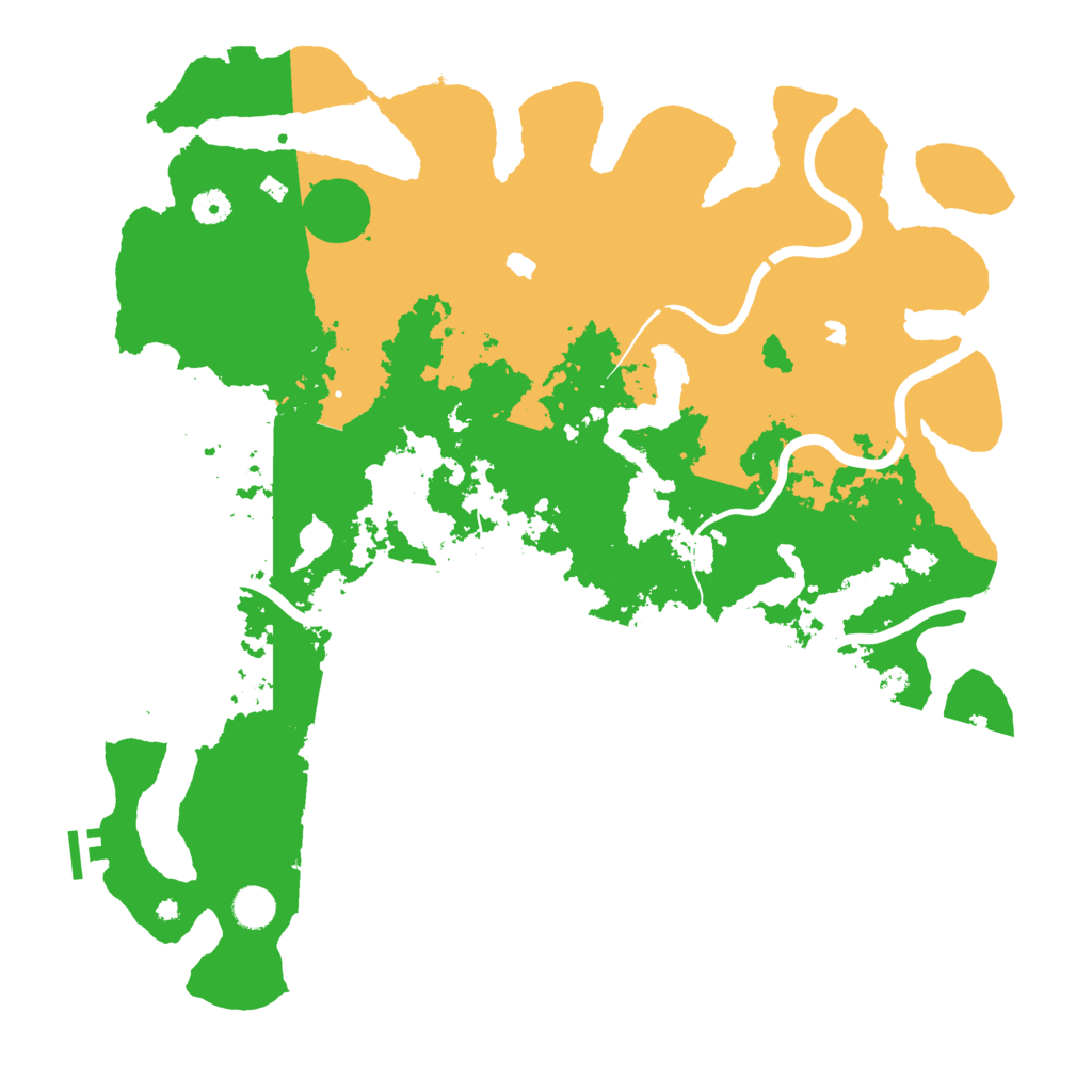 Biome Rust Map: Procedural Map, Size: 4500, Seed: 289683802