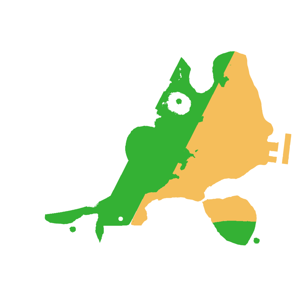 Biome Rust Map: Procedural Map, Size: 2000, Seed: 938674520