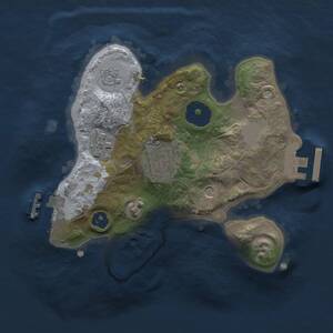 Thumbnail Rust Map: Procedural Map, Size: 2000, Seed: 938674520, 7 Monuments