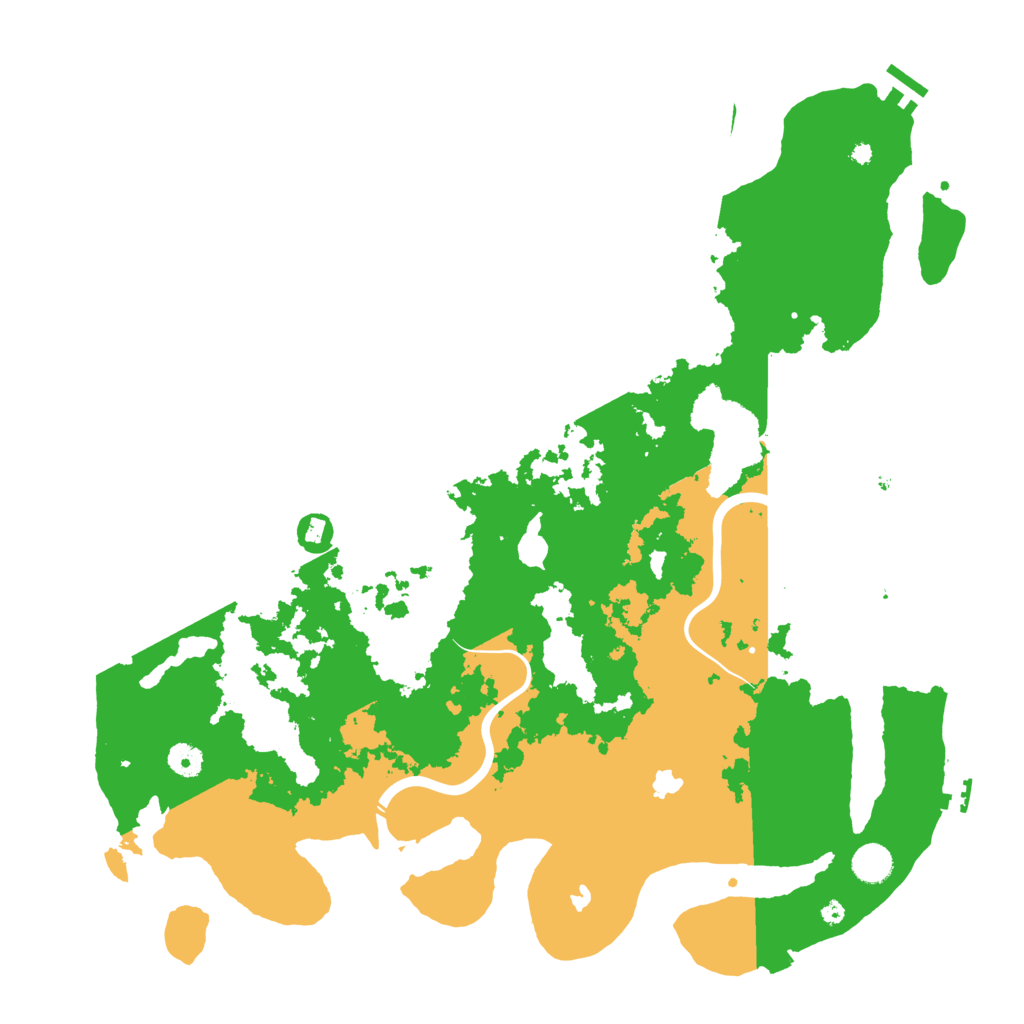 Biome Rust Map: Procedural Map, Size: 4500, Seed: 26789