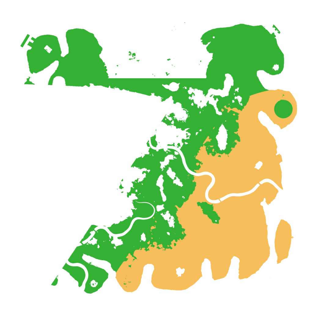 Biome Rust Map: Procedural Map, Size: 4500, Seed: 112982241
