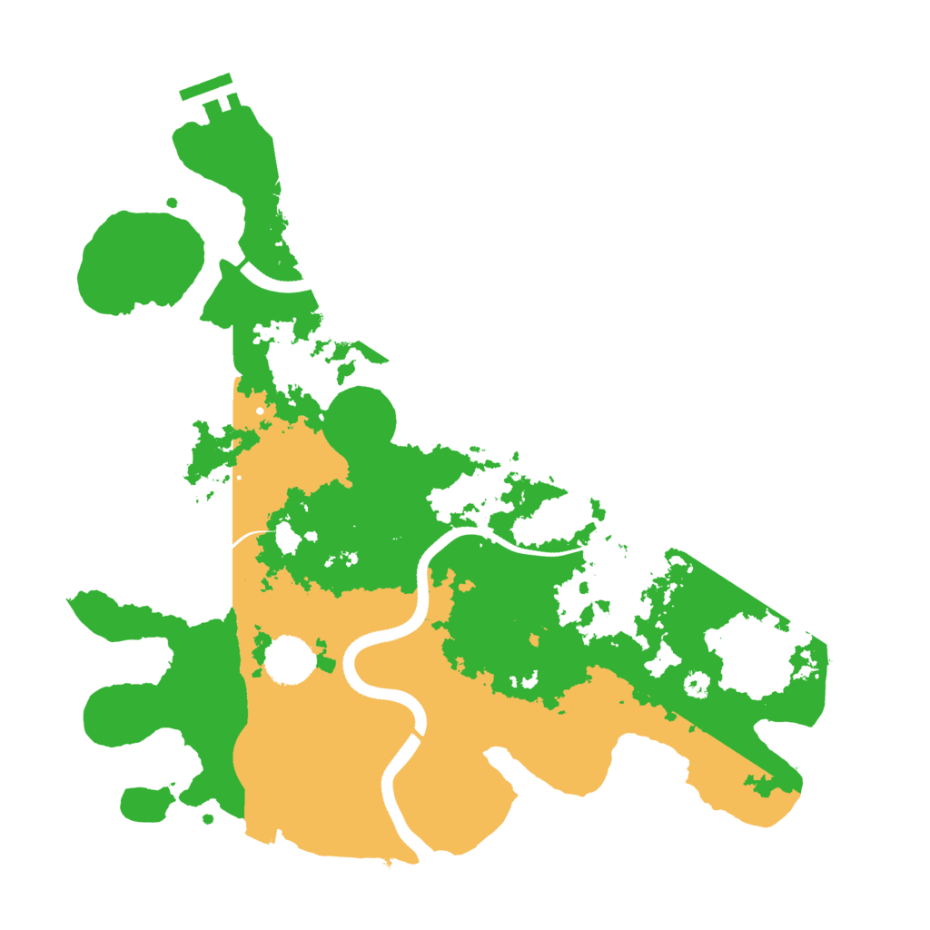 Biome Rust Map: Procedural Map, Size: 3500, Seed: 346813567