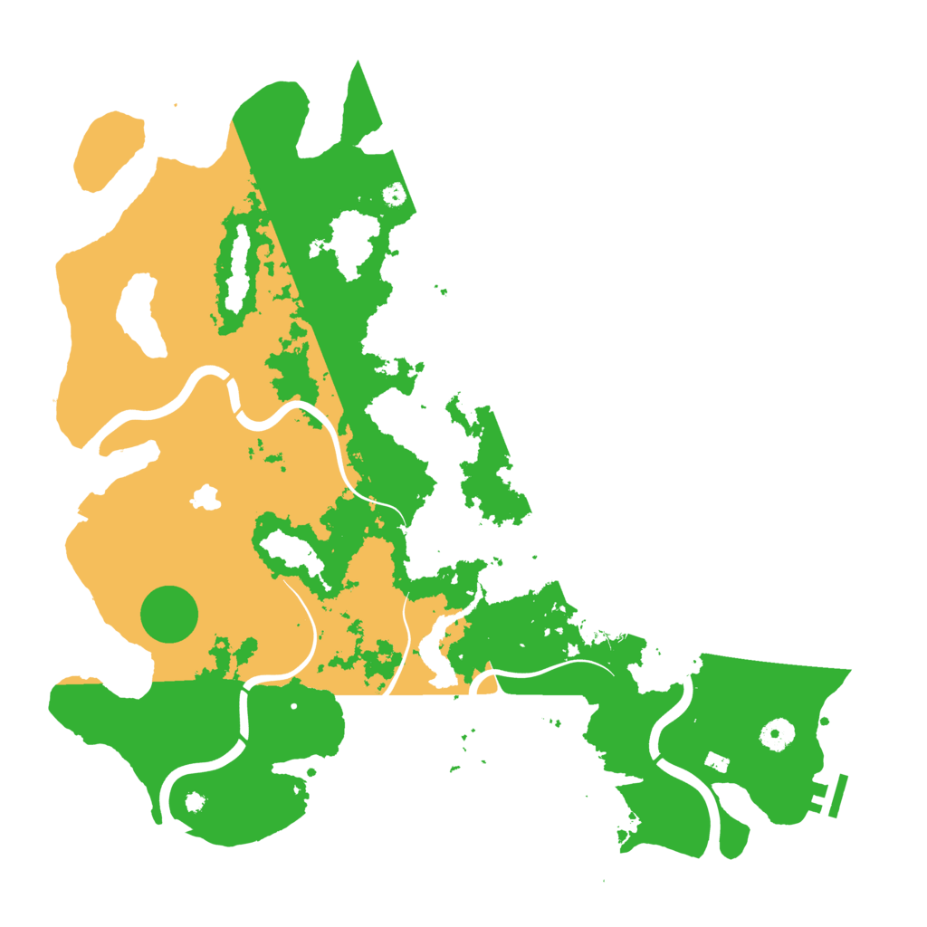 Biome Rust Map: Procedural Map, Size: 4250, Seed: 1844515712