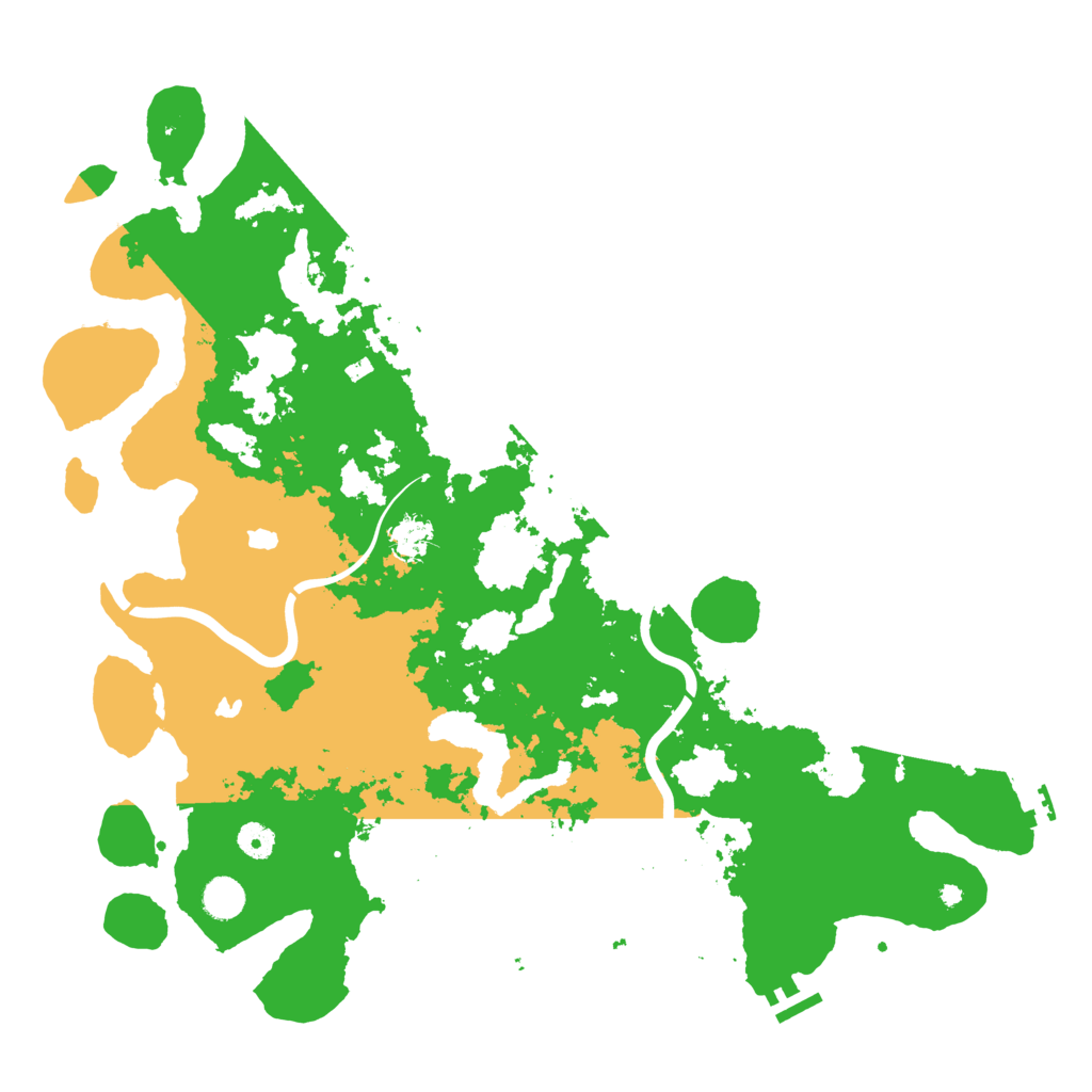 Biome Rust Map: Procedural Map, Size: 4500, Seed: 1242215674