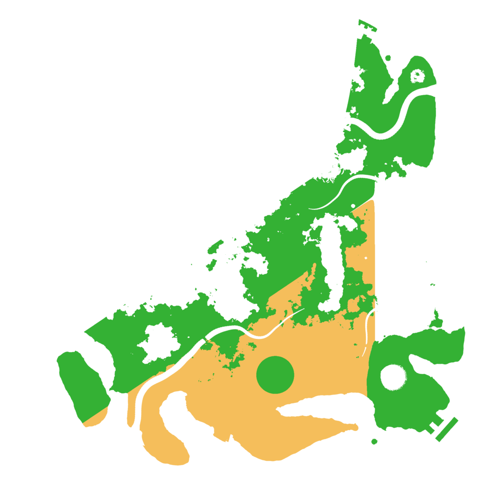 Biome Rust Map: Procedural Map, Size: 3500, Seed: 337973249