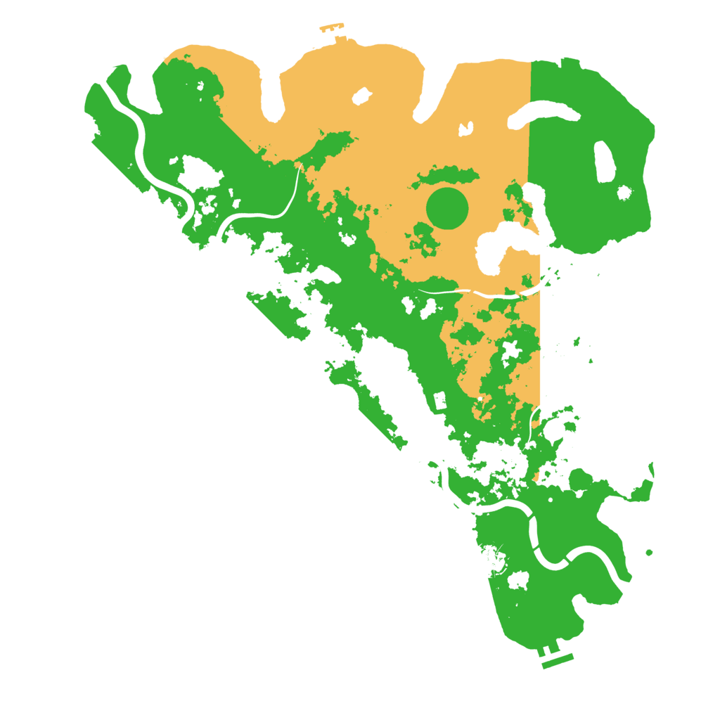 Biome Rust Map: Procedural Map, Size: 4500, Seed: 2091973368