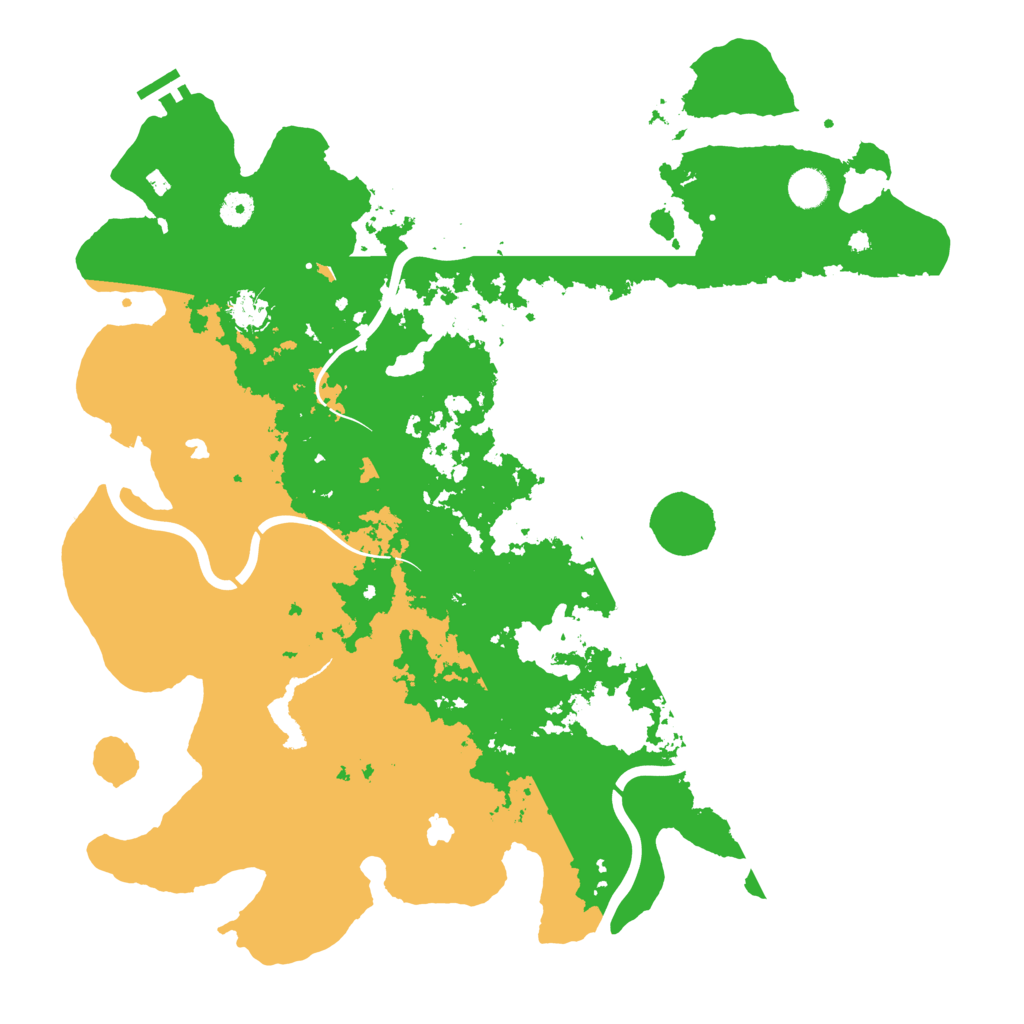 Biome Rust Map: Procedural Map, Size: 4500, Seed: 320040252