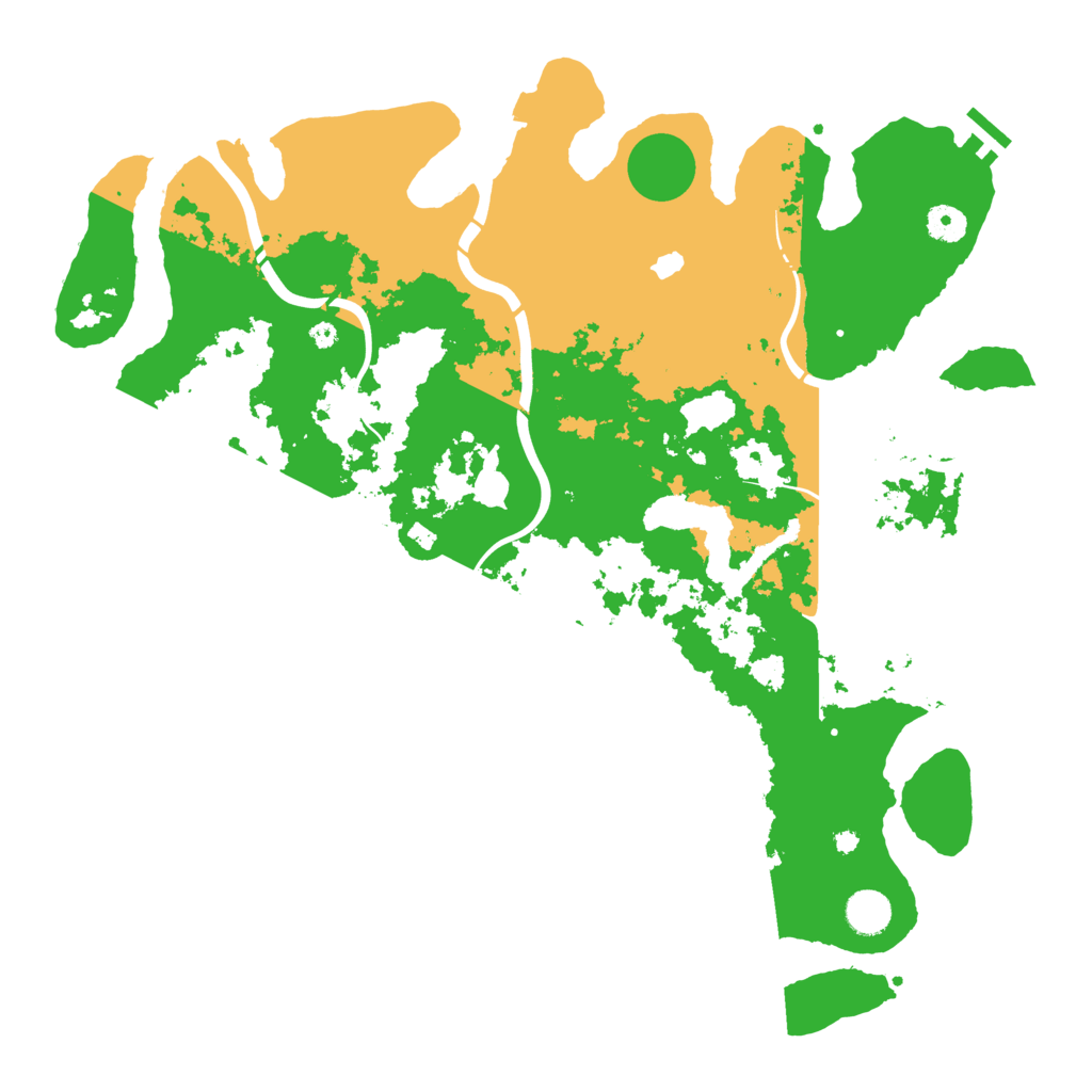 Biome Rust Map: Procedural Map, Size: 4250, Seed: 920294376