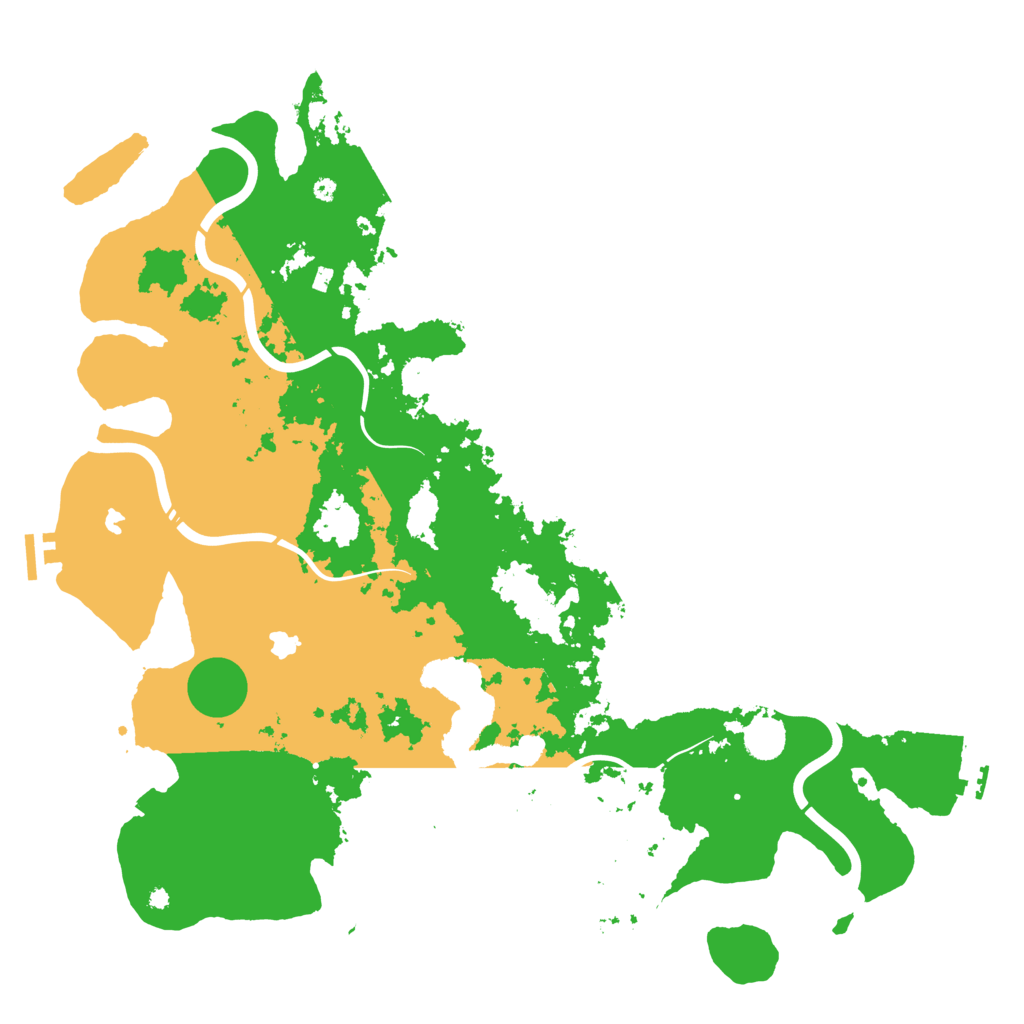 Biome Rust Map: Procedural Map, Size: 4500, Seed: 313911464