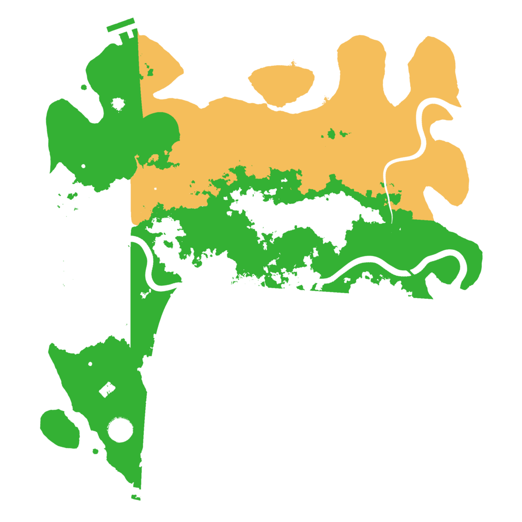 Biome Rust Map: Procedural Map, Size: 3700, Seed: 514967094