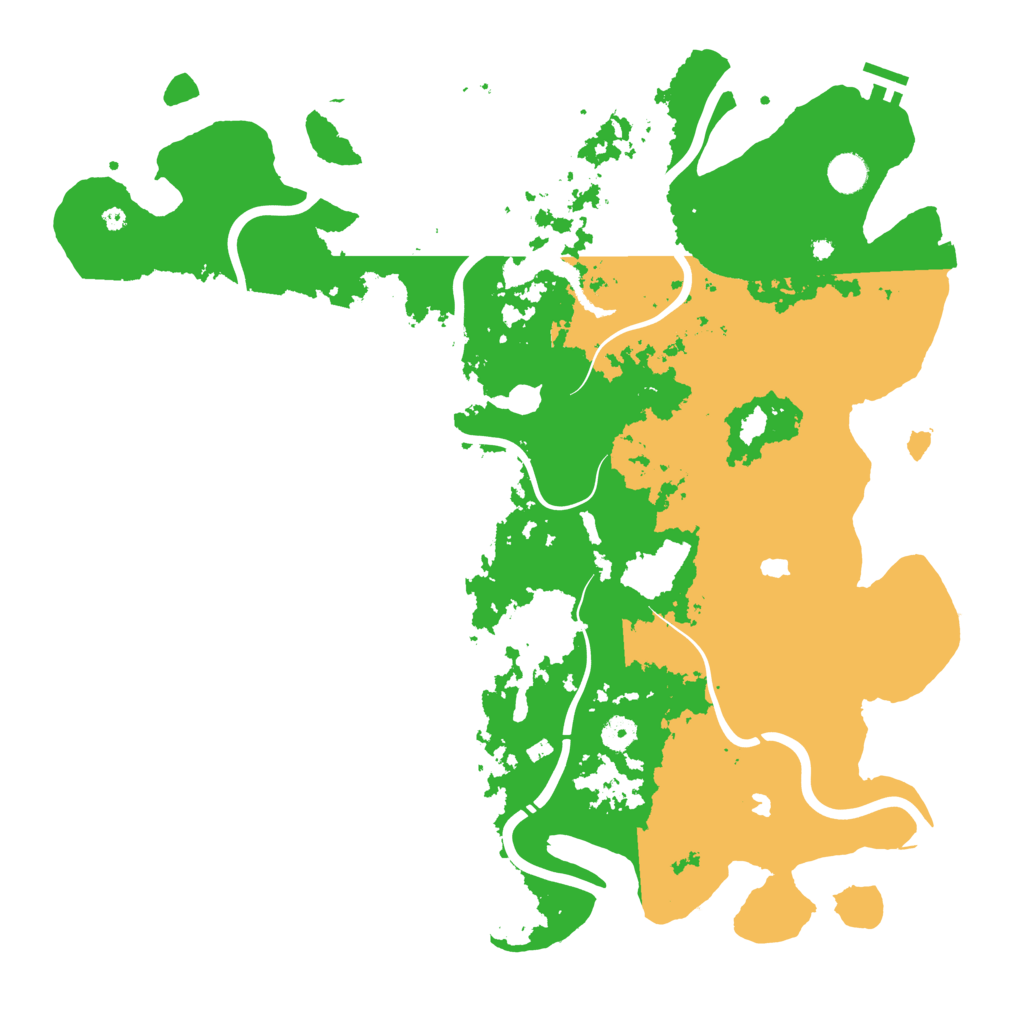 Biome Rust Map: Procedural Map, Size: 4500, Seed: 856777060
