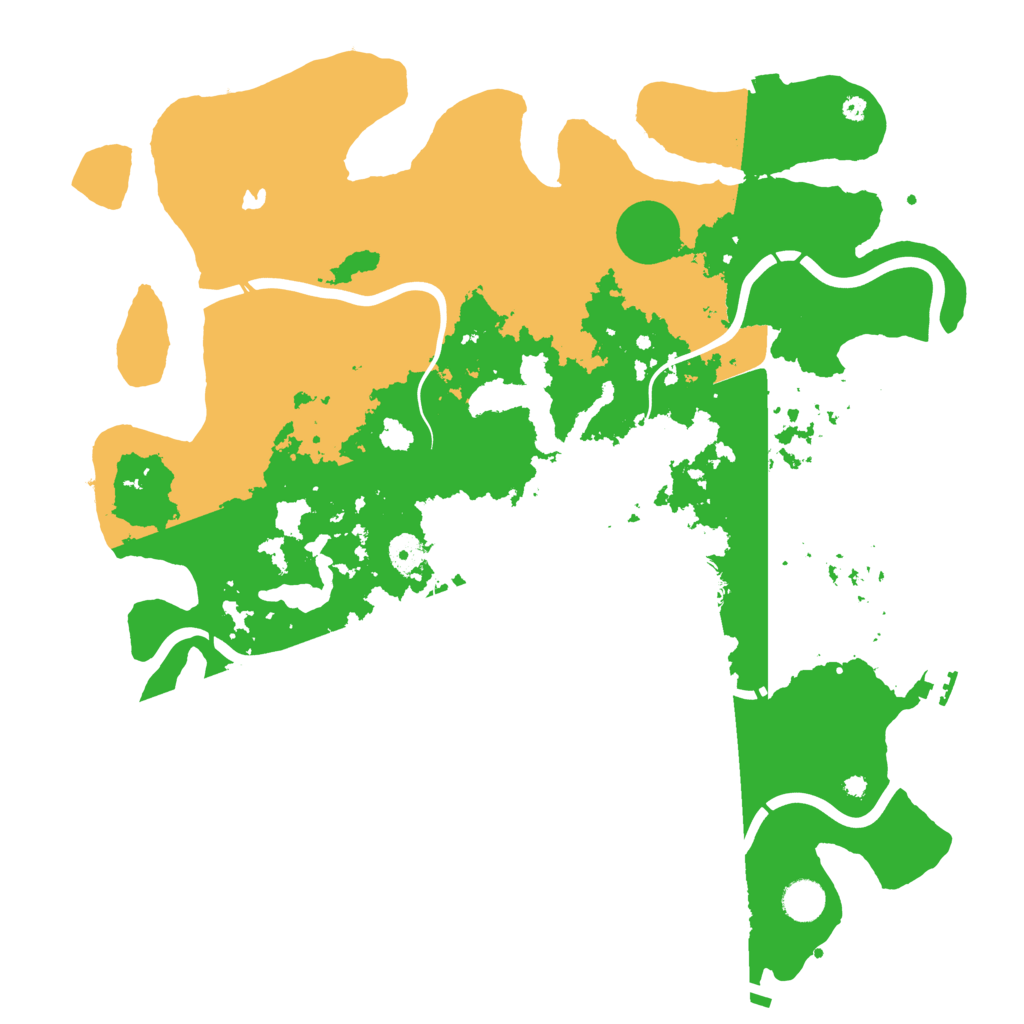 Biome Rust Map: Procedural Map, Size: 4250, Seed: 378027087