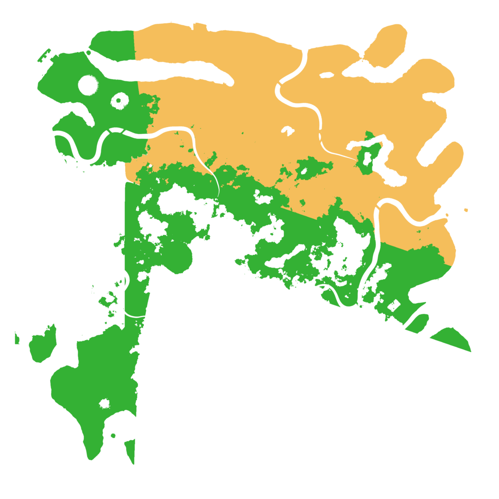 Biome Rust Map: Procedural Map, Size: 4400, Seed: 2011253