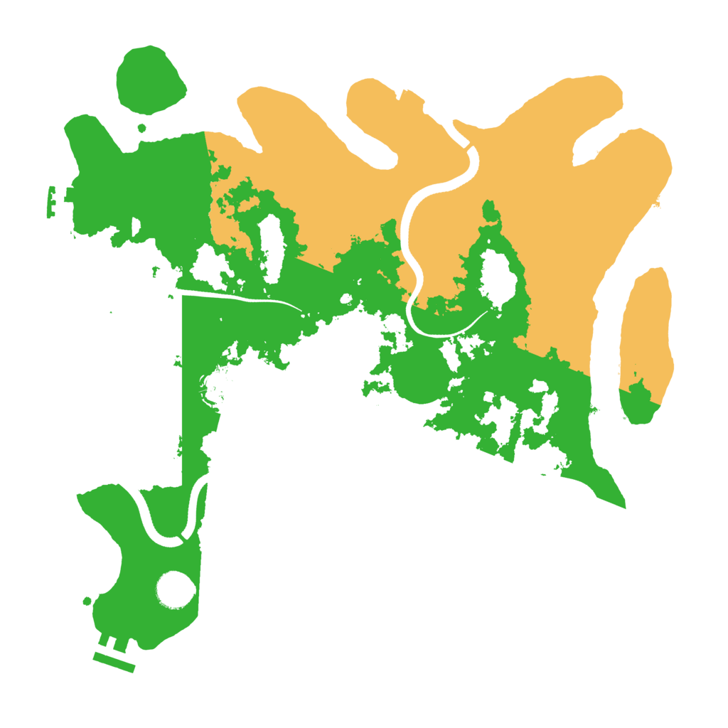 Biome Rust Map: Procedural Map, Size: 3450, Seed: 352731872