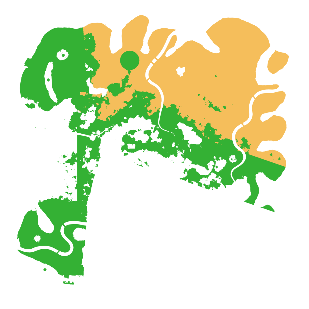 Biome Rust Map: Procedural Map, Size: 4250, Seed: 13822