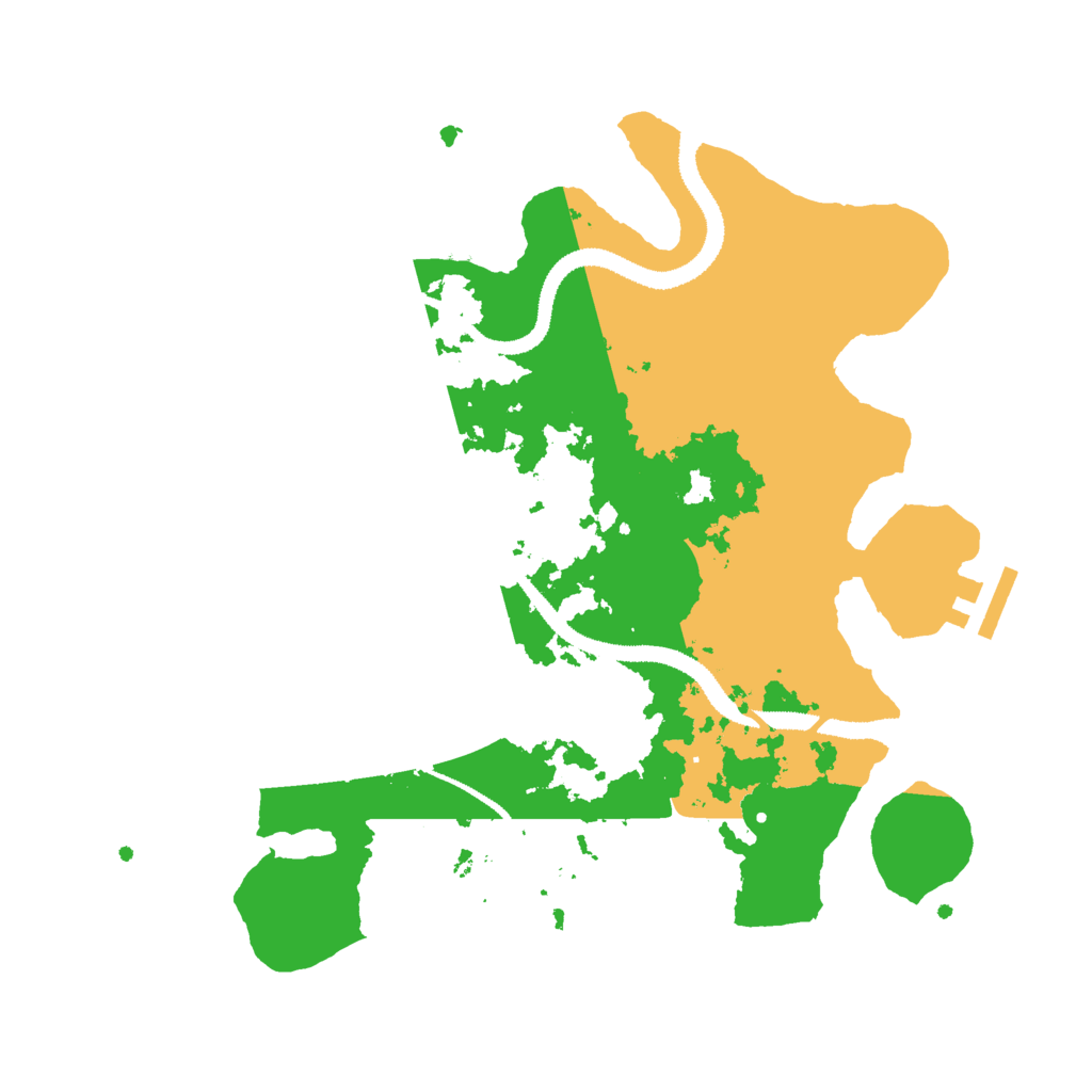 Biome Rust Map: Procedural Map, Size: 3000, Seed: 1830956188