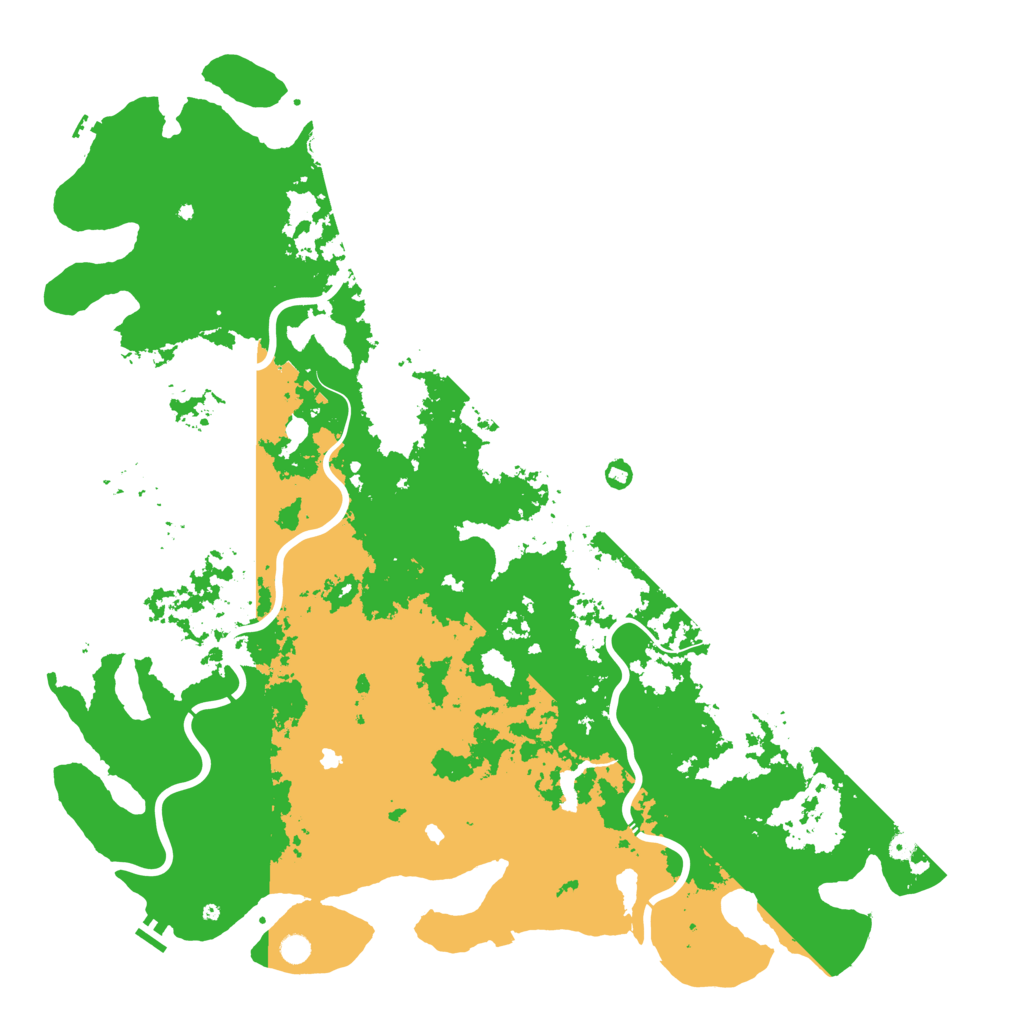 Biome Rust Map: Procedural Map, Size: 6000, Seed: 127642965