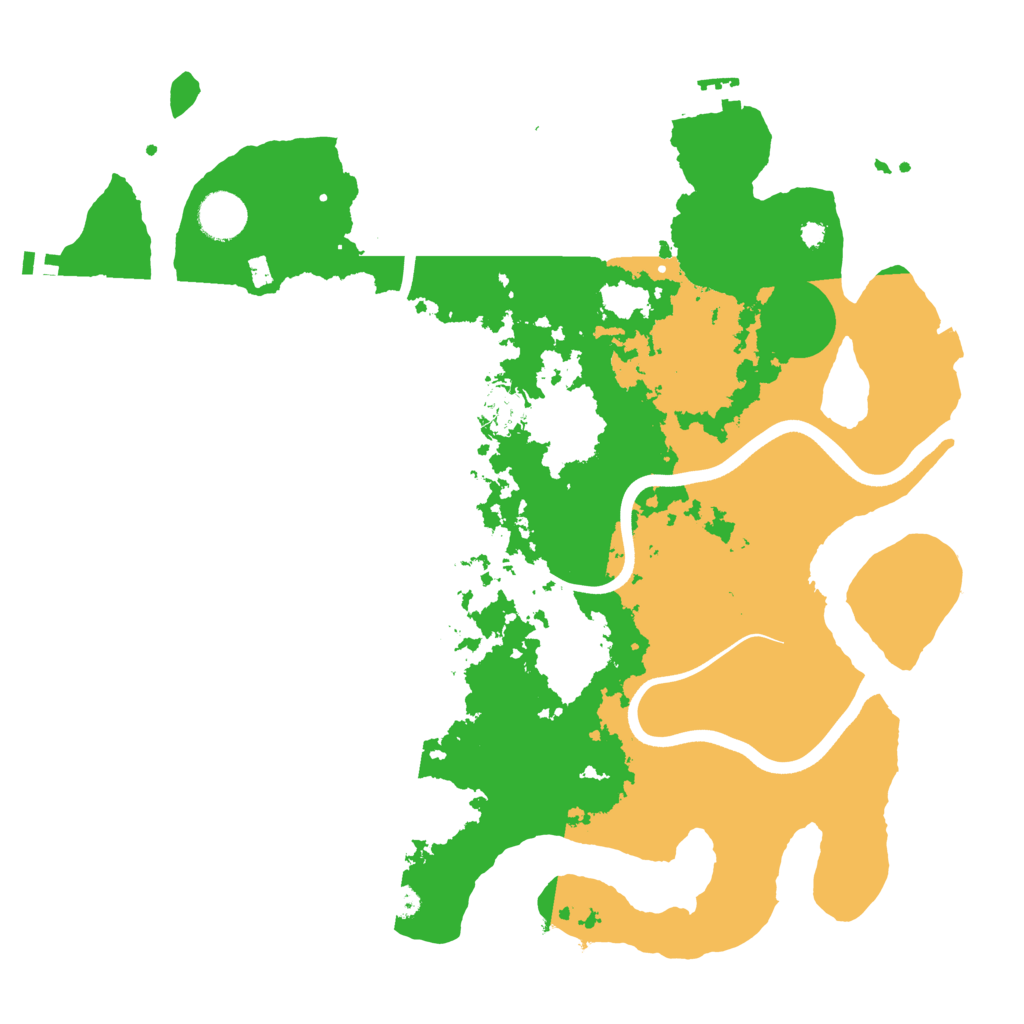 Biome Rust Map: Procedural Map, Size: 3750, Seed: 584719292