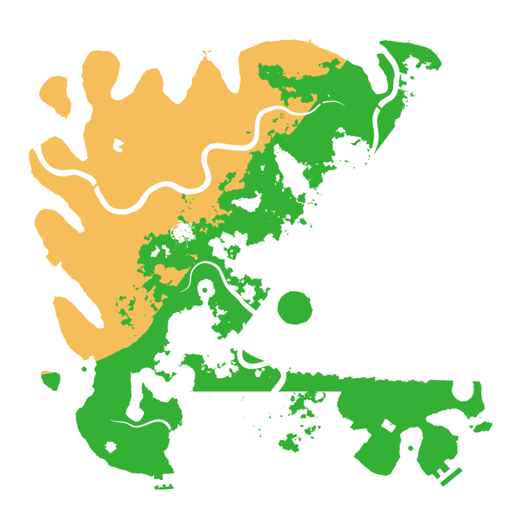 Biome Rust Map: Procedural Map, Size: 4200, Seed: 192871