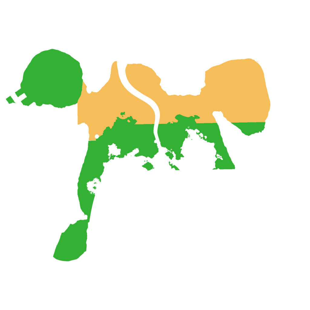 Biome Rust Map: Procedural Map, Size: 2200, Seed: 1463809533