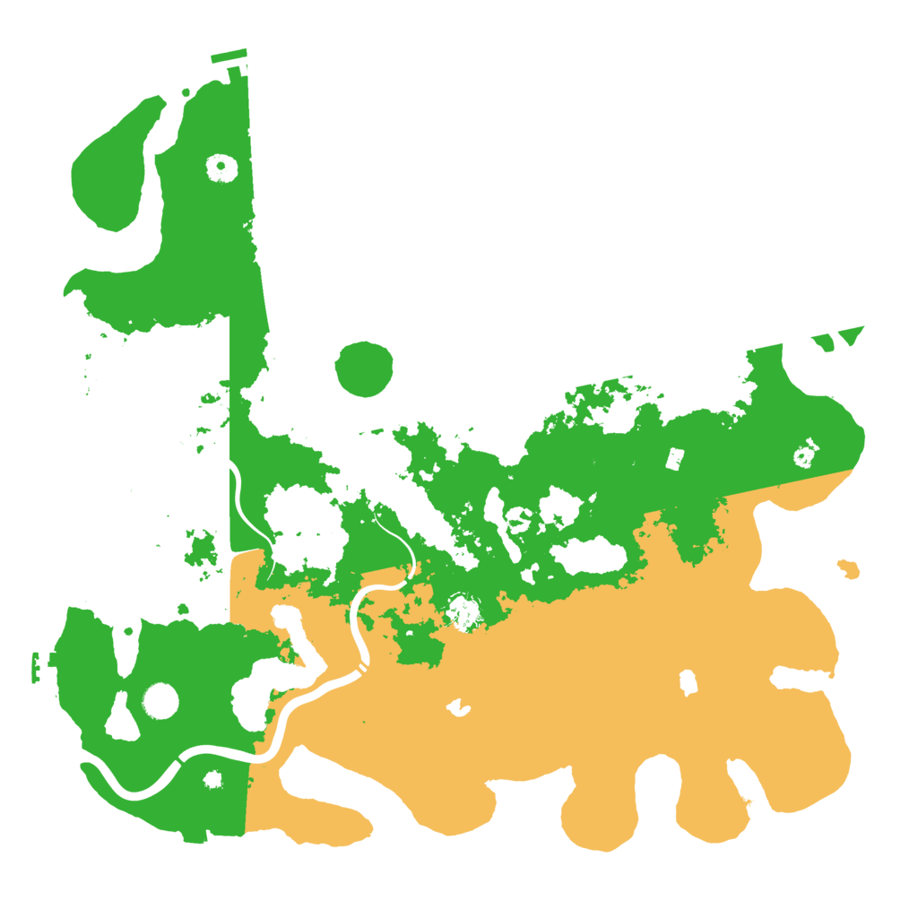 Biome Rust Map: Procedural Map, Size: 4500, Seed: 326487322