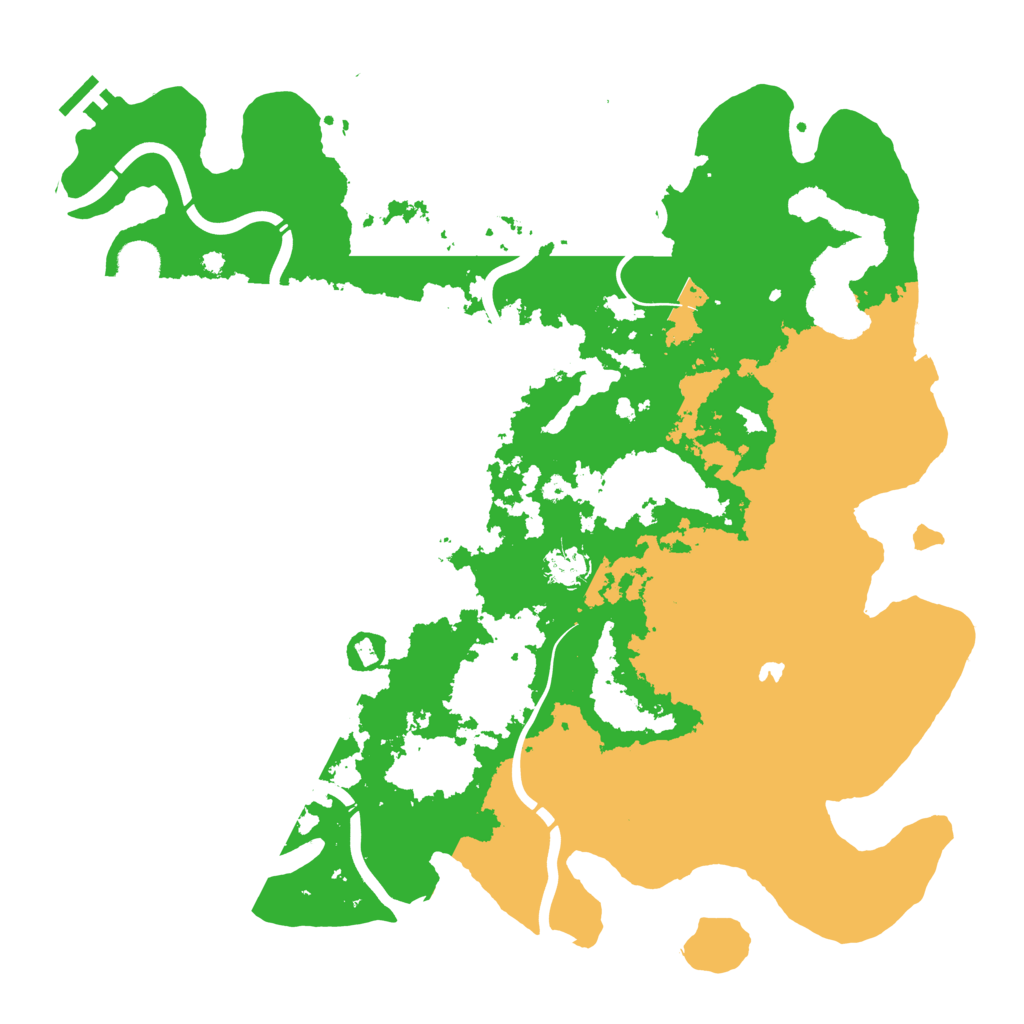 Biome Rust Map: Procedural Map, Size: 4250, Seed: 203619930