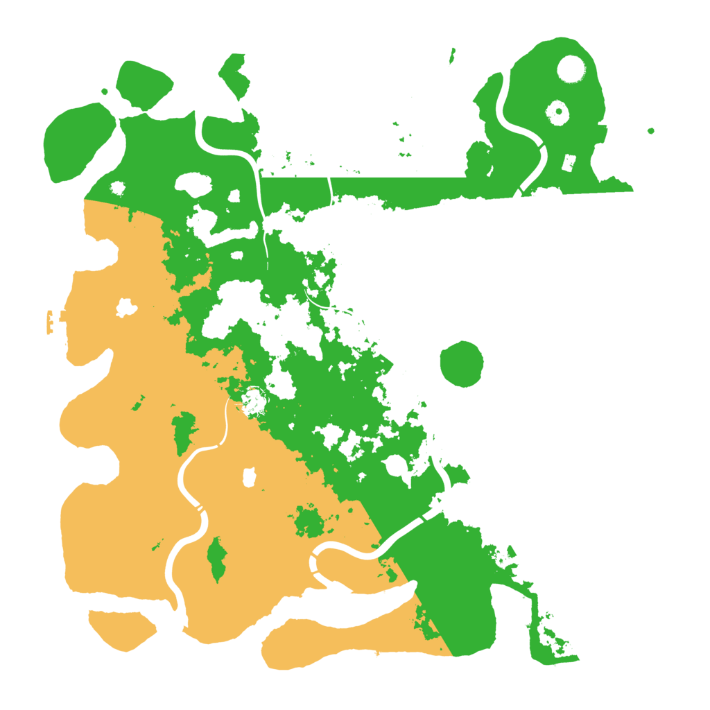 Biome Rust Map: Procedural Map, Size: 4500, Seed: 282262494