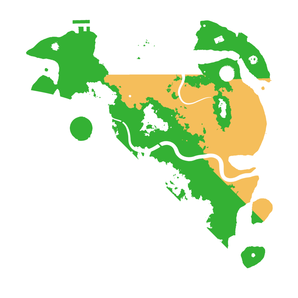 Biome Rust Map: Procedural Map, Size: 3500, Seed: 323473