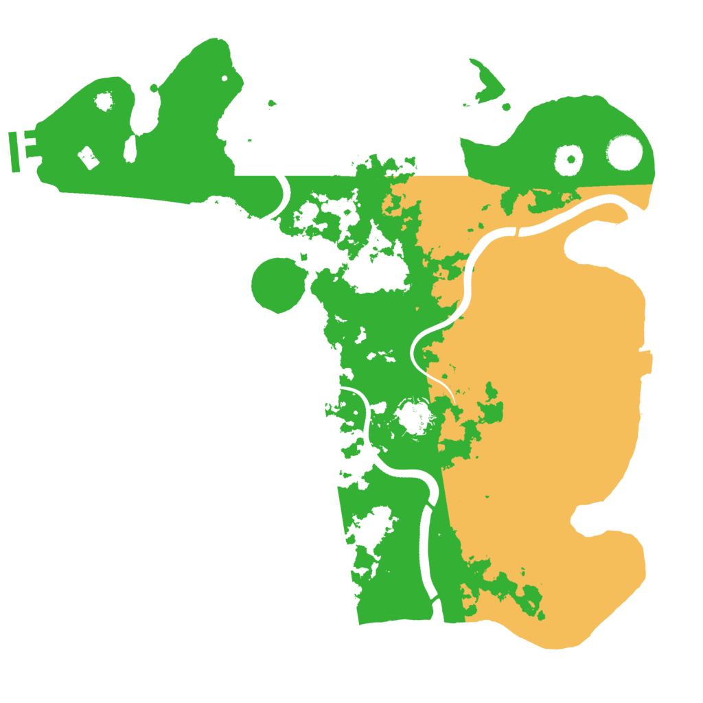 Biome Rust Map: Procedural Map, Size: 3500, Seed: 470797524