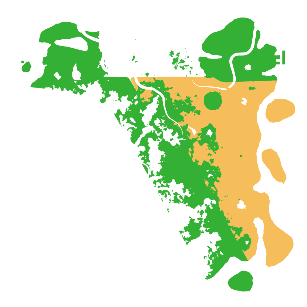 Biome Rust Map: Procedural Map, Size: 4500, Seed: 725041221