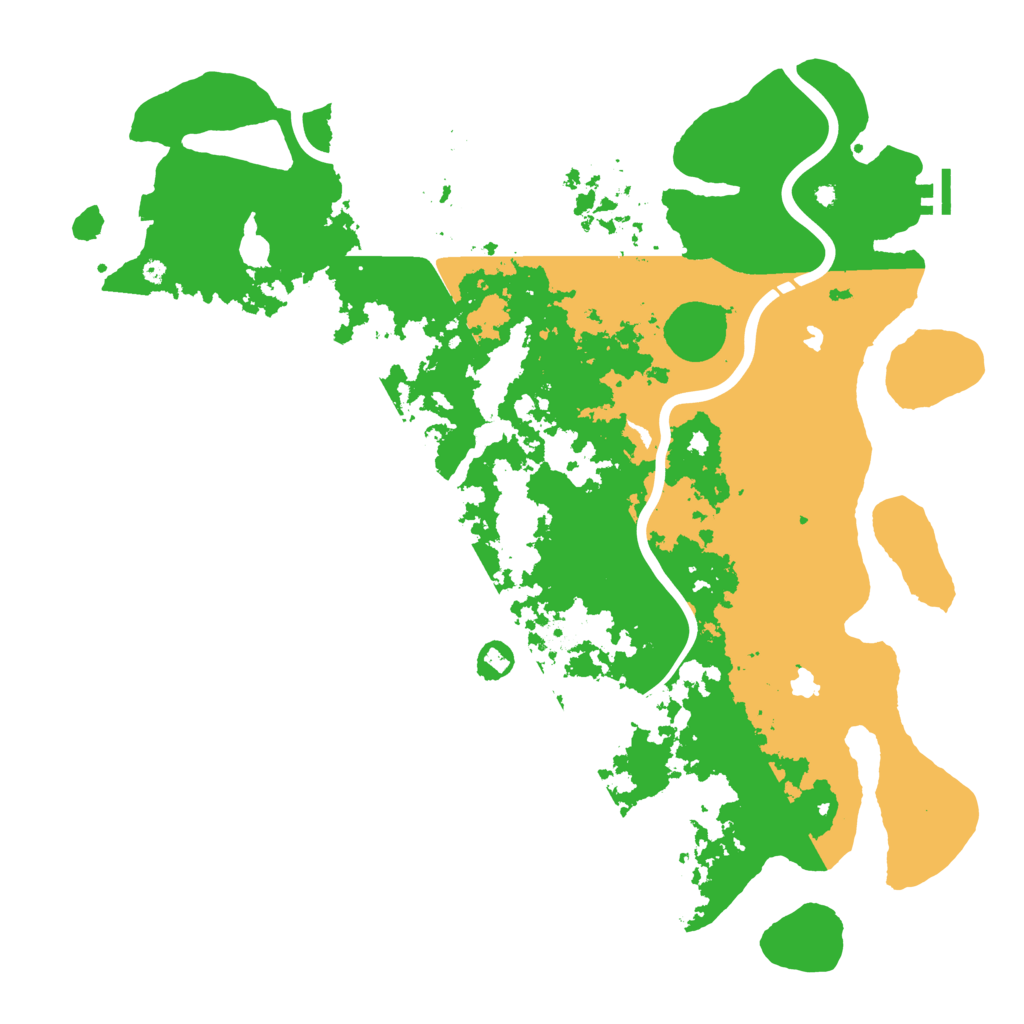 Biome Rust Map: Procedural Map, Size: 4500, Seed: 725041221