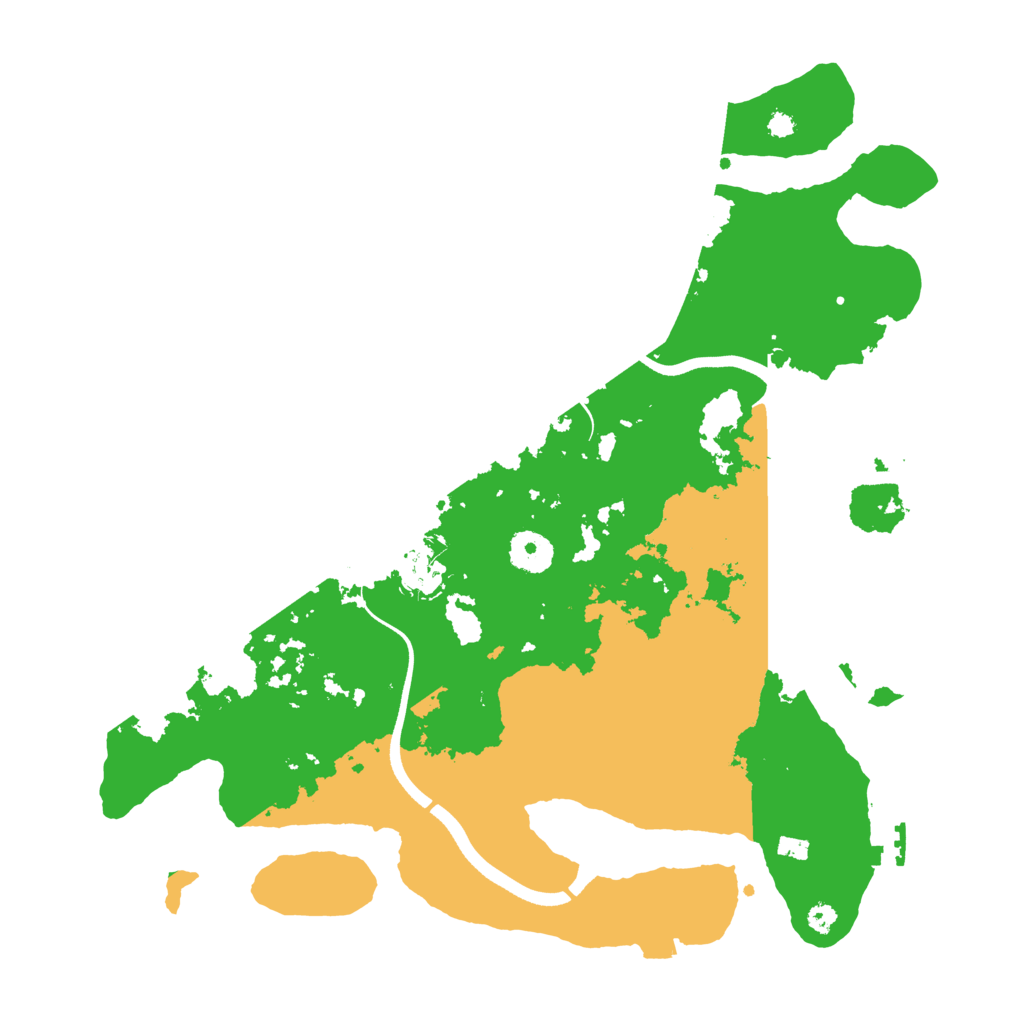 Biome Rust Map: Procedural Map, Size: 3600, Seed: 722