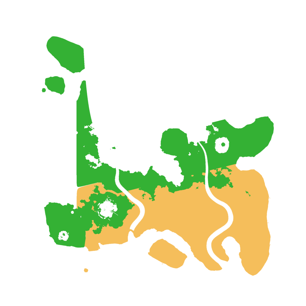 Biome Rust Map: Procedural Map, Size: 3000, Seed: 111568428
