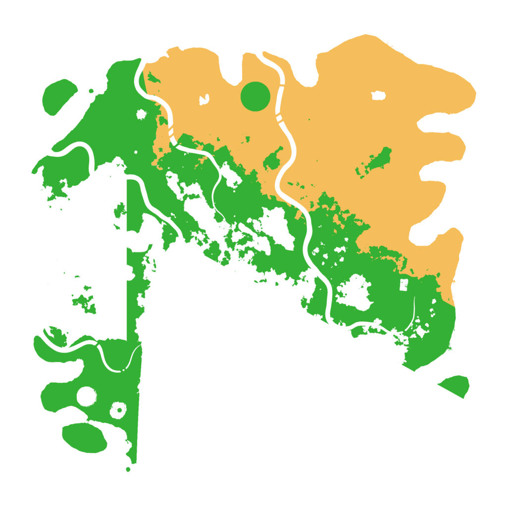 Biome Rust Map: Procedural Map, Size: 4500, Seed: 51026222