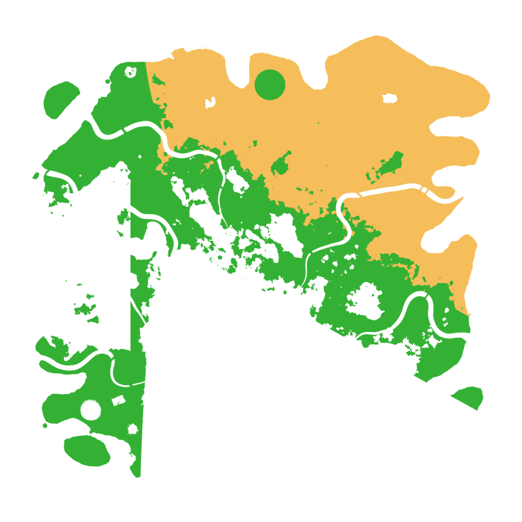 Biome Rust Map: Procedural Map, Size: 4500, Seed: 51026222