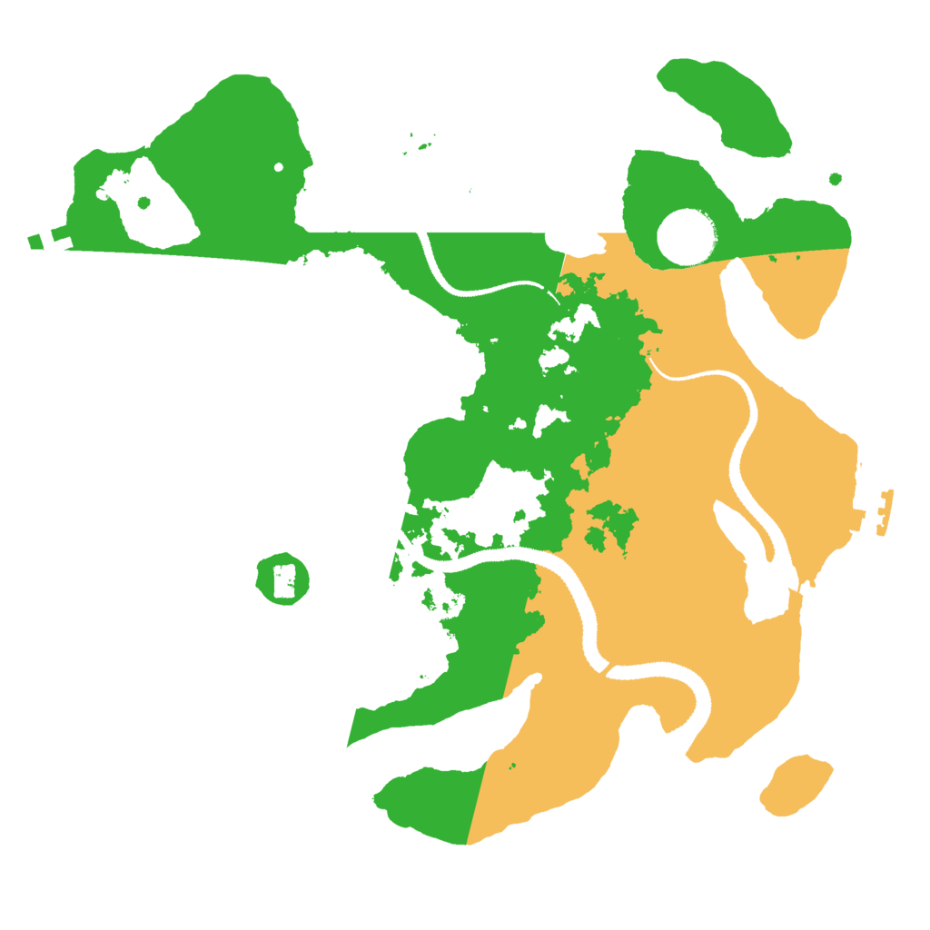Biome Rust Map: Procedural Map, Size: 3000, Seed: 757773360
