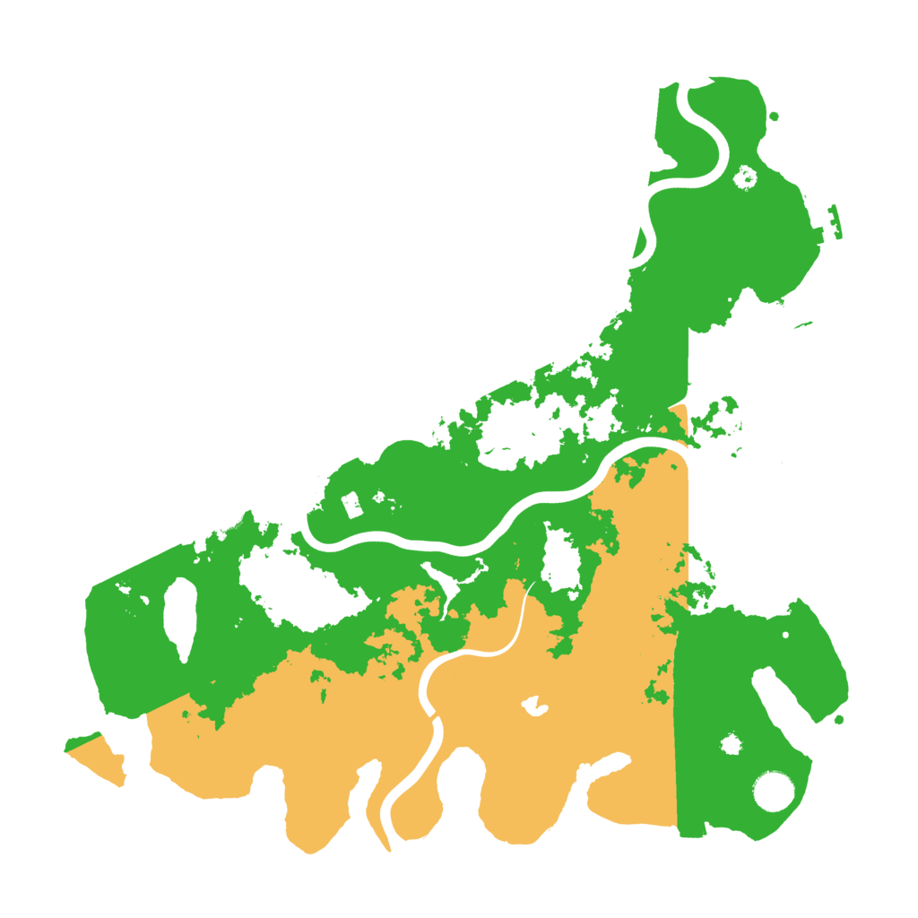 Biome Rust Map: Procedural Map, Size: 4000, Seed: 476395096